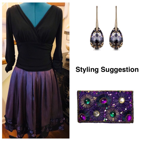 SL Fashions Dresses Illusion Soutachetrim Party Dress Poshmark